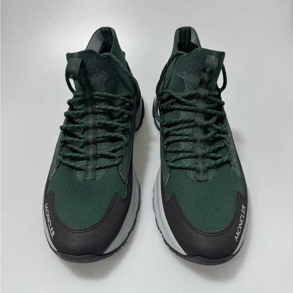 Moncler Monte Runner Sneakers Green Men’s Size EU 41/US 8 - Picture 2 of 8